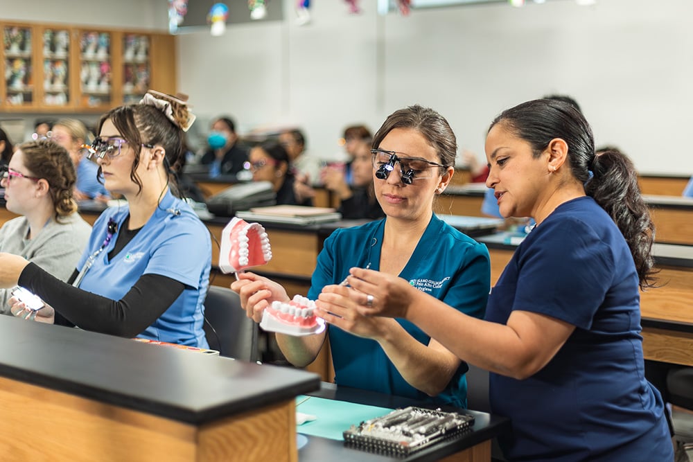 Alamo Colleges student preparing for a healthcare career