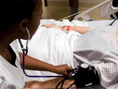 Alamo College Online at San Antonio College nursing student