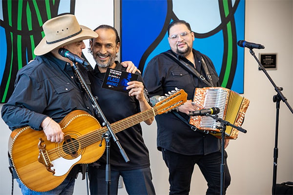 Television and Movie actor, Jesse Borrego performs with Los Texmaniacs