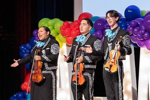 Mariachi Palomino performers at the Inaugural State Convening to Support Parenting Students