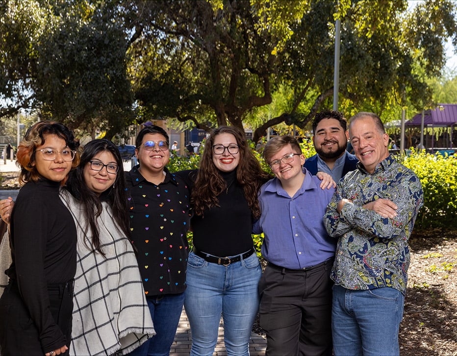 Chris Sauceda and his student research team