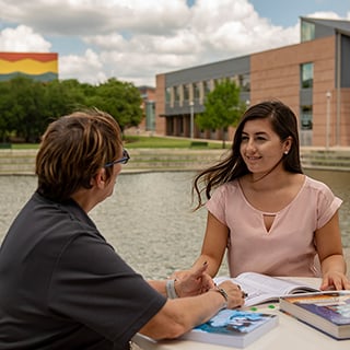 Students on Campus